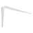 Prime-Line Shelf Support Bracket, Stamped Steel-70172762-70172765