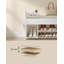 6 Pair Shoe Storage Bench-1052385748