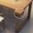 Burlywood Rectangular Solid Wood Dining Table-34462301