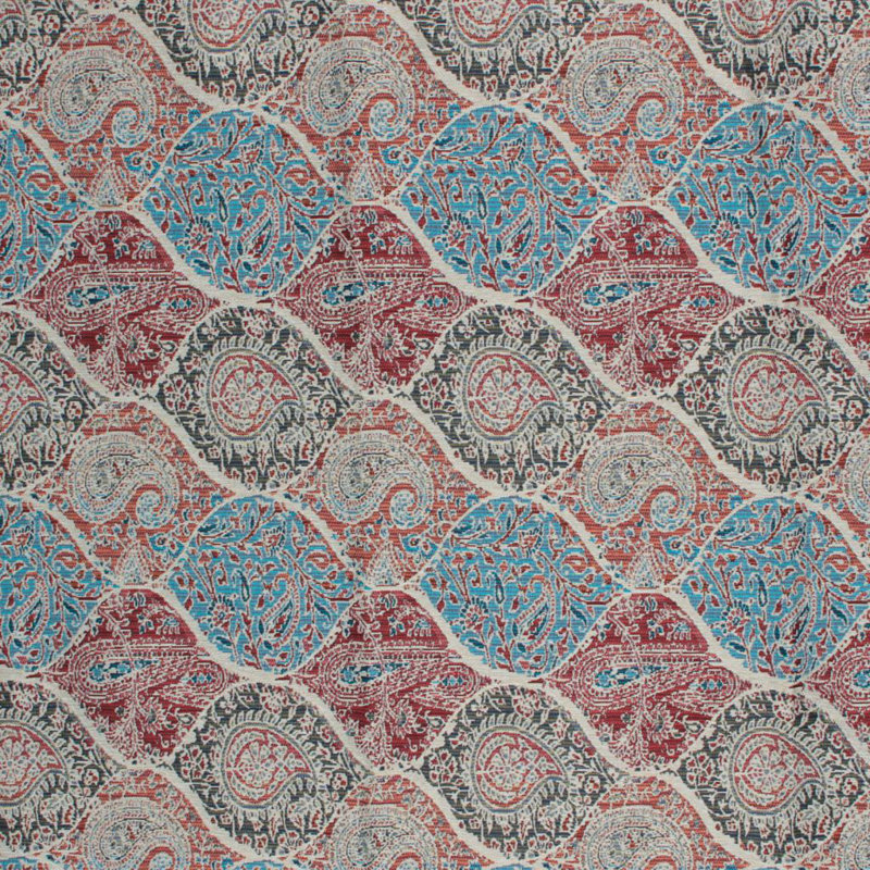 Suite Bridlewood Paisley Fabric, Heather