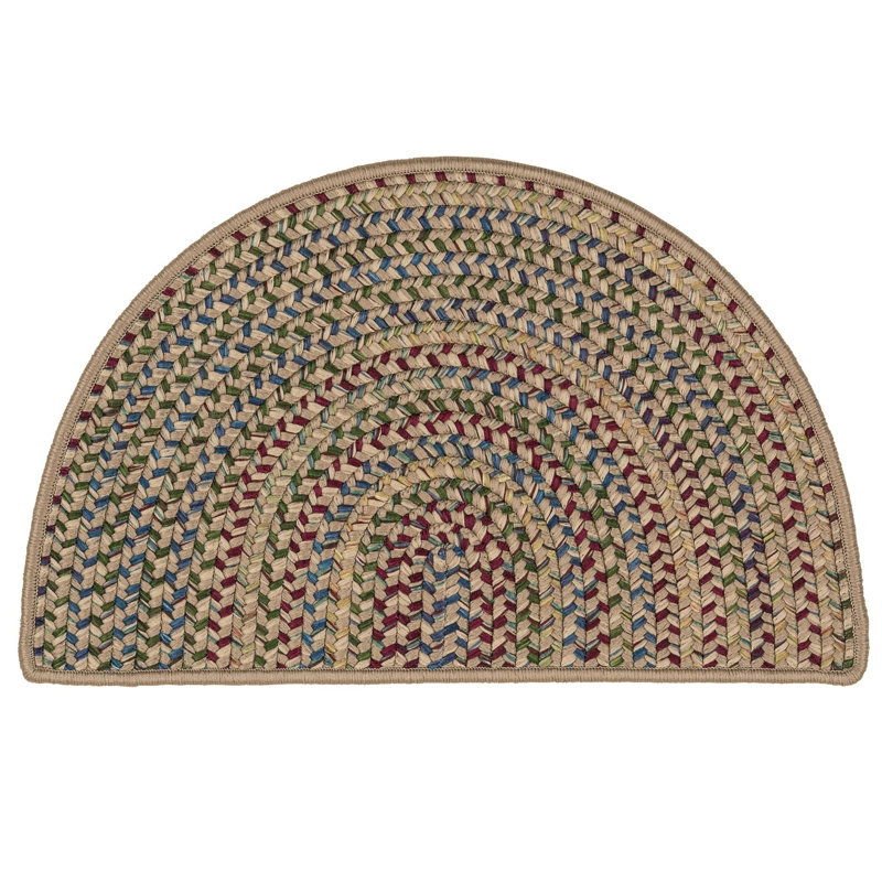Tapis de cuisine Shick, Naturel, Demi-cercle 1 pi 6 po x 2 pi 6 po