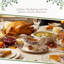 Spode Woodland Sauceboat and Stand - Turkey, 11 Oz, Brown/White, Set of 2