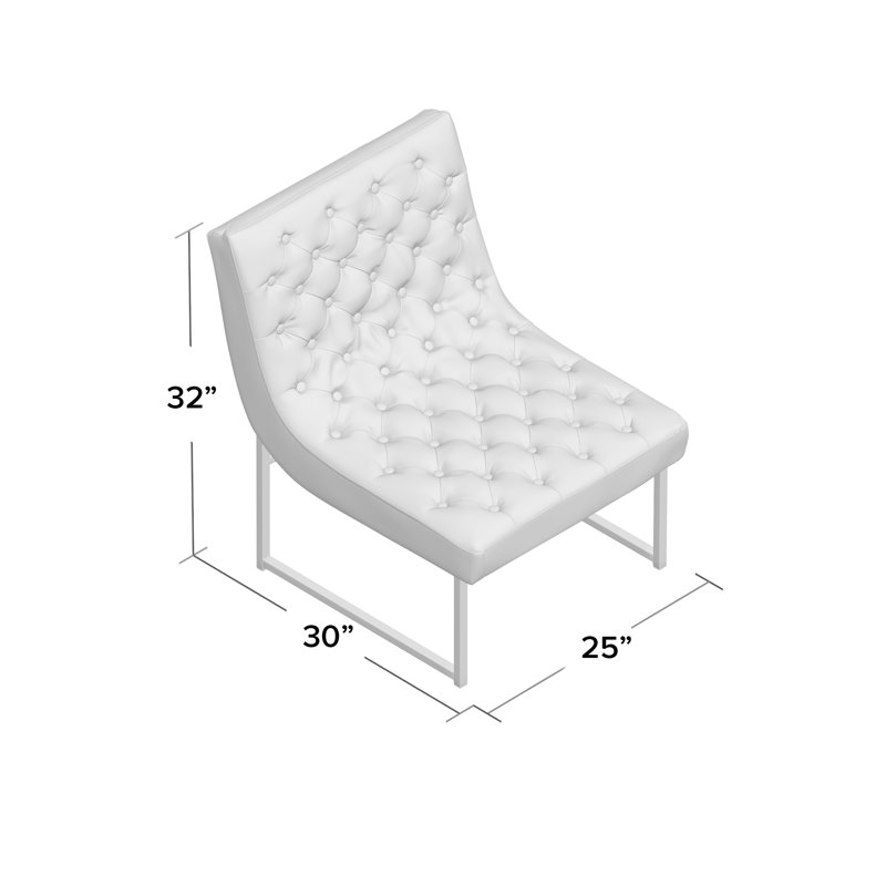 Dawyn Faux Leather Accent Chair