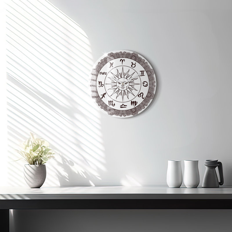 Glass Wall Clock