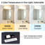 Barre lumineuse linéaire à DEL intégrée pour meuble-lavabo, température de couleur réglable 3CCT (3 000 K/4 000 K/5 000 K), intensité variable, résistante à l’humidité, 24 po/30 po et 3 finitions au choix-1389440732-1389440735