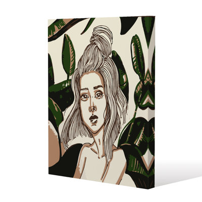 No Title by Andrew Lee - Wrapped Canvas Print