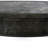  42" Gray Solid Wood Round Coffee Table – Modern Geometric