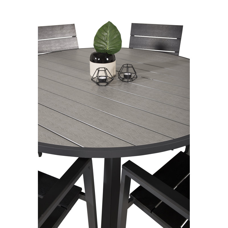 Akia 6 - Person Patio Dining Set with Round Table