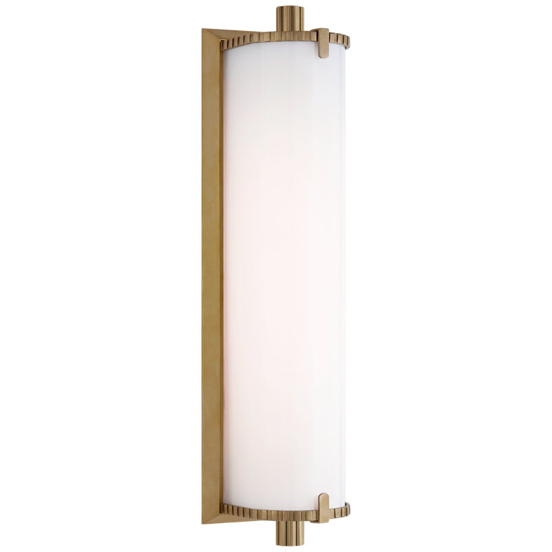 Thomas O'Brien Calliope Medium Bath Light, Hand-Rubbed Antique Brass