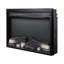 Foyer électrique encastrable ultra mince de 23 pouces avec protection contre la surchauffe de la télécommande et de la minuterie de la flamme et de la bûche réaliste 1400W Chaleur 5000 's par heure 11 réglages de température 50000 heures Source DEL