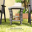 Table d'appoint en osier pour l'extérieur-1433030124