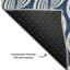 Premium Machine Washable Corum AMF1055 Swirls Rug-1925240410