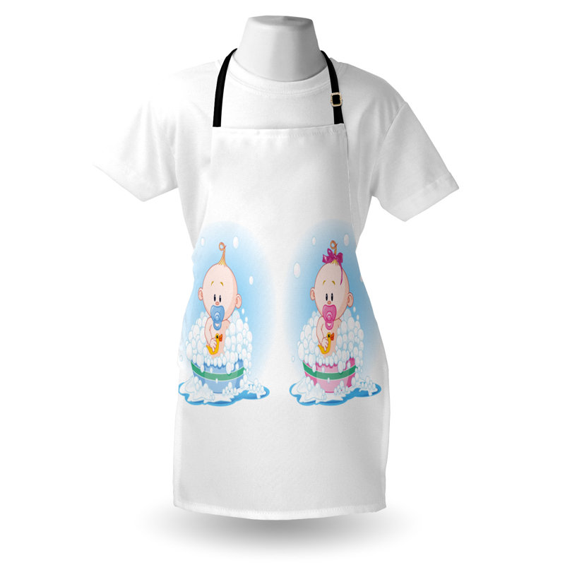 No Pattern Bib Apron