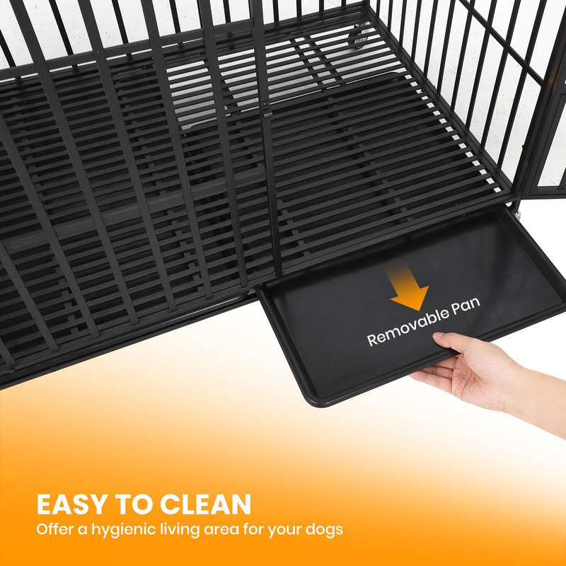 Nettoyage sans outil - Le plateau coulissant amovible et imperméable simplifie l'hygiène quotidienne et garde la zone de votre chien au frais.