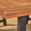 Élégante salle à manger en bois pour 4 - tables et bancs à lattes de finition 3