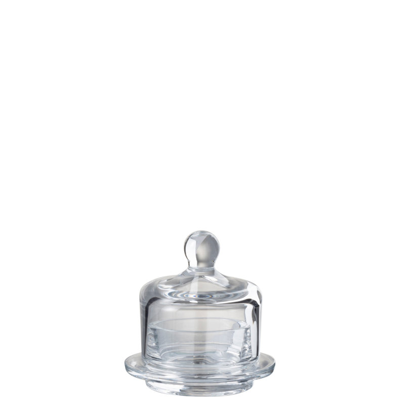 Symple Stuff Etan Glass Butter Dish