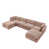 Rose 100% lin est en rupture de stock