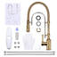 Pull Out Gooseneck High-Arc Kitchen Faucet-82627980