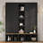 Farmhouse 4-In-1 Hall Tree With 6 Hanging Hooks, Mudroom Wood Grain Bench With Open Compartments, Entryway Shoe Cabinet With Seating Bench For Living Room-1776888887