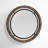 Smita Solid Wood Round Mirror-464503671