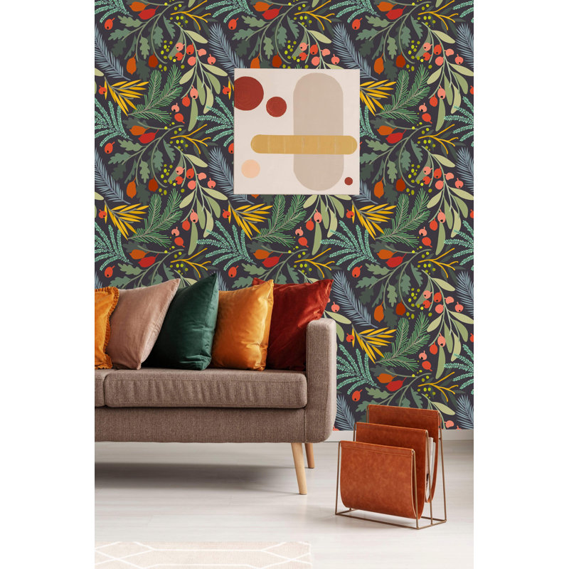 Rouleau de papier peint adhésif Baskin, L 10,42 pi x l 25 po