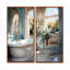 «Bathroom Bathroom Reflections Of I - Humour», art mural de salle de bain-114718780-114718782-114718787