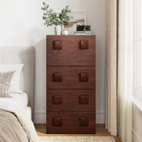 Commode 4 tiroirs pour la chambre à coucher, commode H 39,3 pi, commode à une rangée rétro