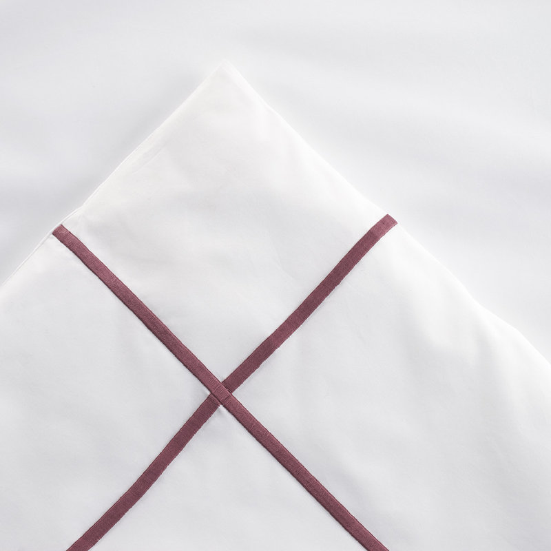 Athena Bedding, Twin Duvet Cover, Blanc