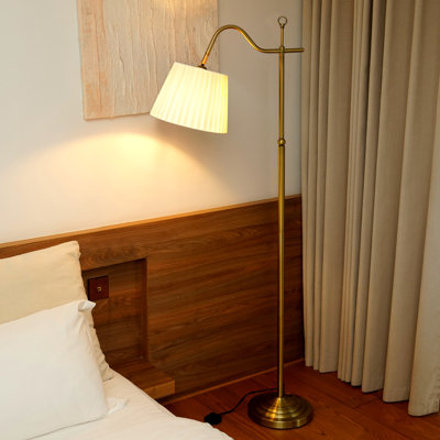 Maraia 62.2'' Golden Arched Floor Lamp