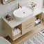Meuble-lavabo mural moderne 39,3 pi