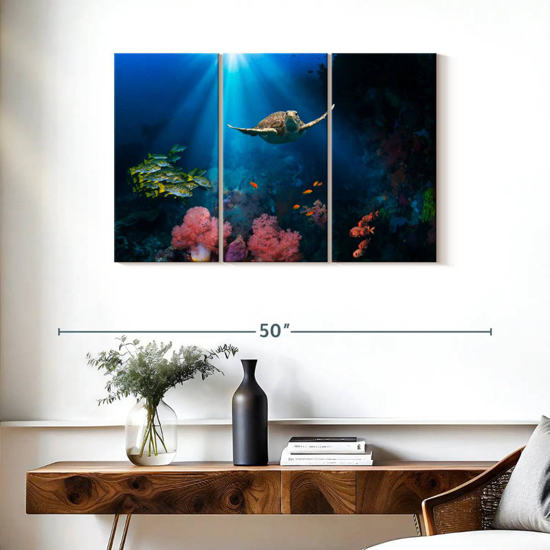 Ocean Underwater, 24" H x 38" W