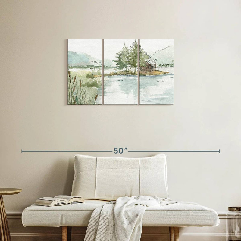 Alvord Serene Lake, 20" H x 33" W