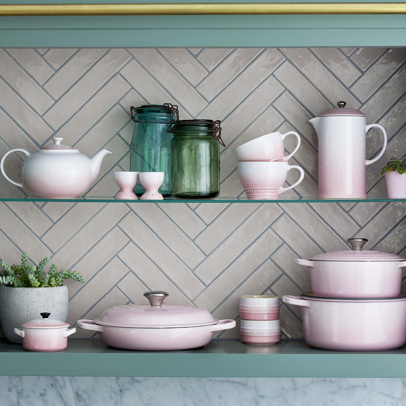Le Creuset Stoneware Stackable Ramekins, Shell Pink