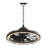 20" Outdoor Waterproof Caged Ceiling Fans with Lights, Plug-in Gazebo Fan for Patio & Porch