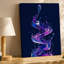 Toile, création d'une composition abstraite visuellement saisissante, avec un art mural Splash dynamique de liquide dans des nuances vibrantes de mauve et toile-1904014451