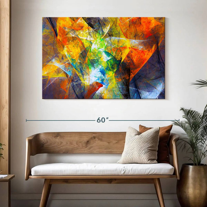 Abstrait mouvement excentrique Avery, H 32 po x l 48 po