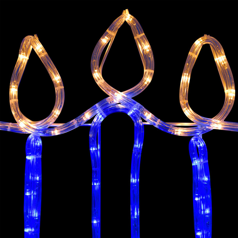 Piquet de jardin étoile de David, Vert