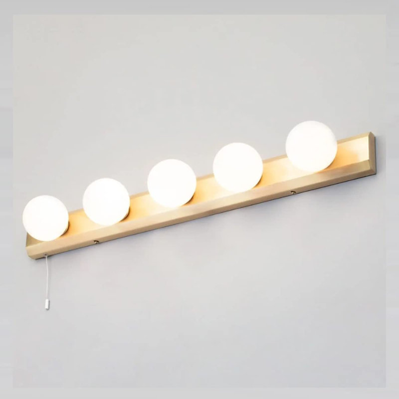 Brayson 5 - Light Bath Bar, Brass
