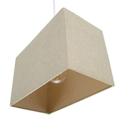 Linen Rectangular Lamp Shade