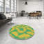 Tapis décoratif jaune Pledger-769886002
