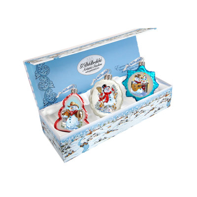 Ornement en forme de bonhomme de neige de Noël