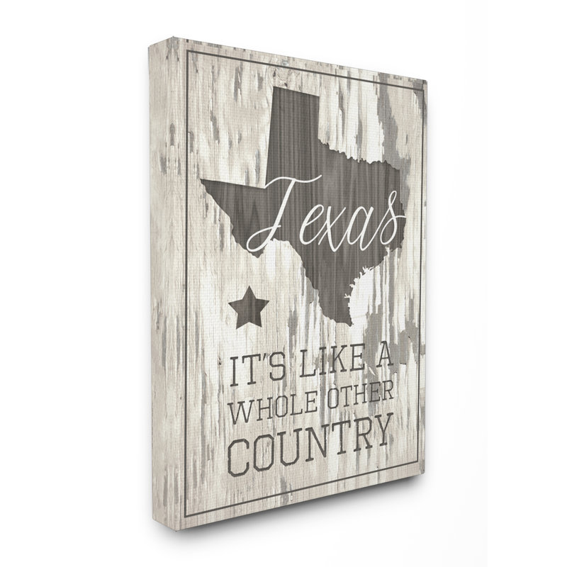 " Texas " by Daphne Polselli, 30" H x 24" W, Wrapped Canvas