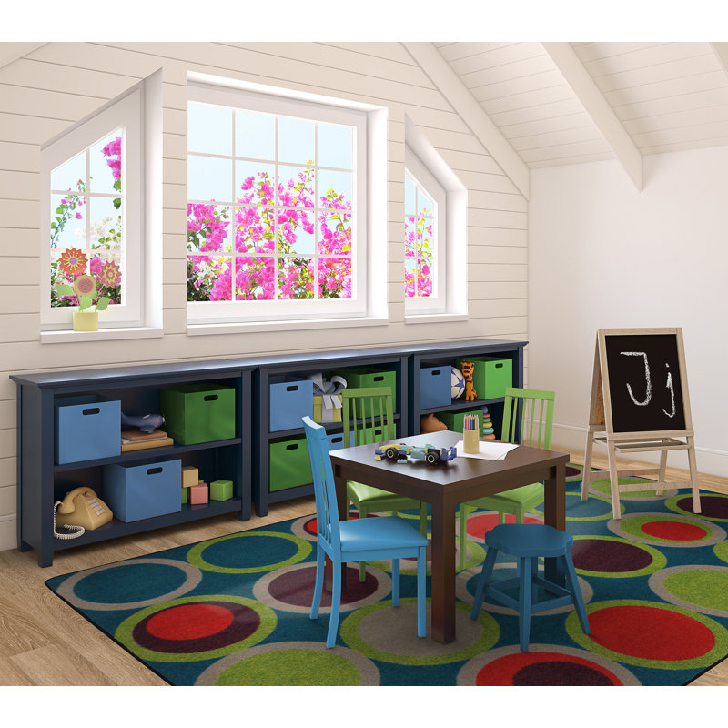 Tapis touffeté à motif géométrique, Rectangle 7 pi 8 po x 10 pi 9 po