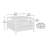 Coffee Table With Spacious Drawer, Black Finish