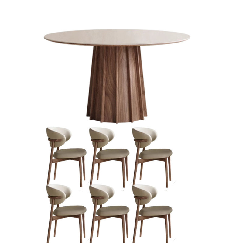Table de salle à manger French Vintage, H 29,5 po x L 53,1 po x l 53,1 po