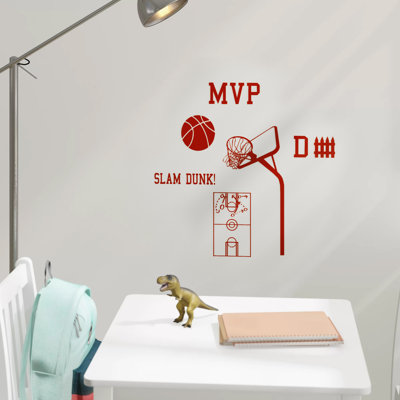 Ensemble de décalcomanie murale basket Haskett