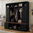 Hearthwood 72" Hall Tree with Bench and Shoe Storage, Coat Rack and 8 Open Cubbies-135233433