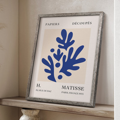 Matisse CLV III, reproduction d'art encadrée - bois massif
