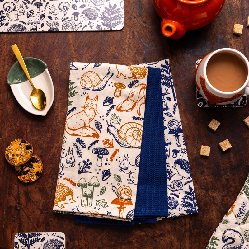 Woodland Tea Towels Kitchen Towel