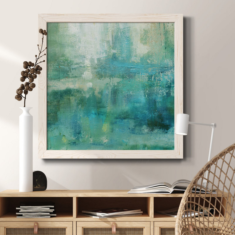 Autour de la montagne I - cadre photo, impression sur toile, H 17 po x l 17 po x P 1,5 po, Cadre blanc